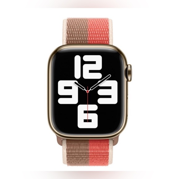 Apple Sport watch band 41mm Pink Pomelo/Tan NWT - Picture 3 of 11